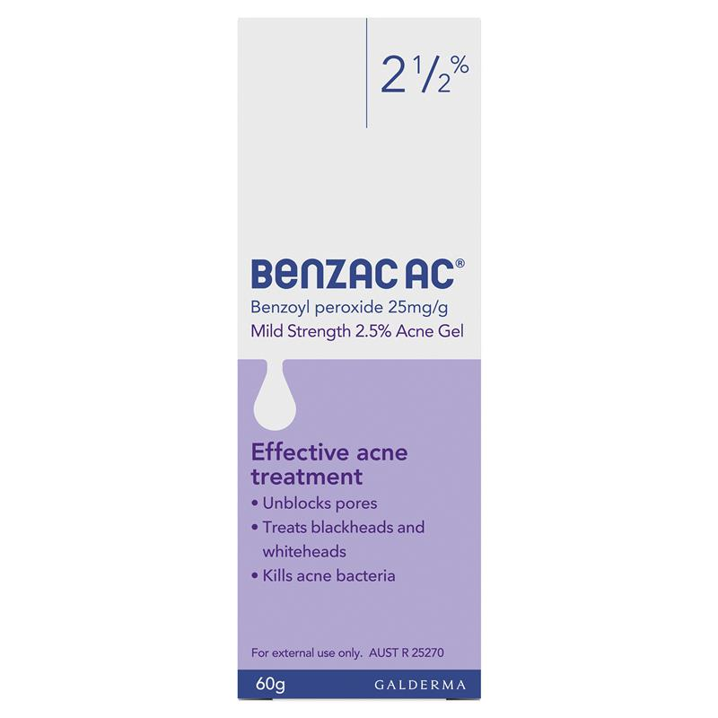 BENZAC AC 2.5% 60GM