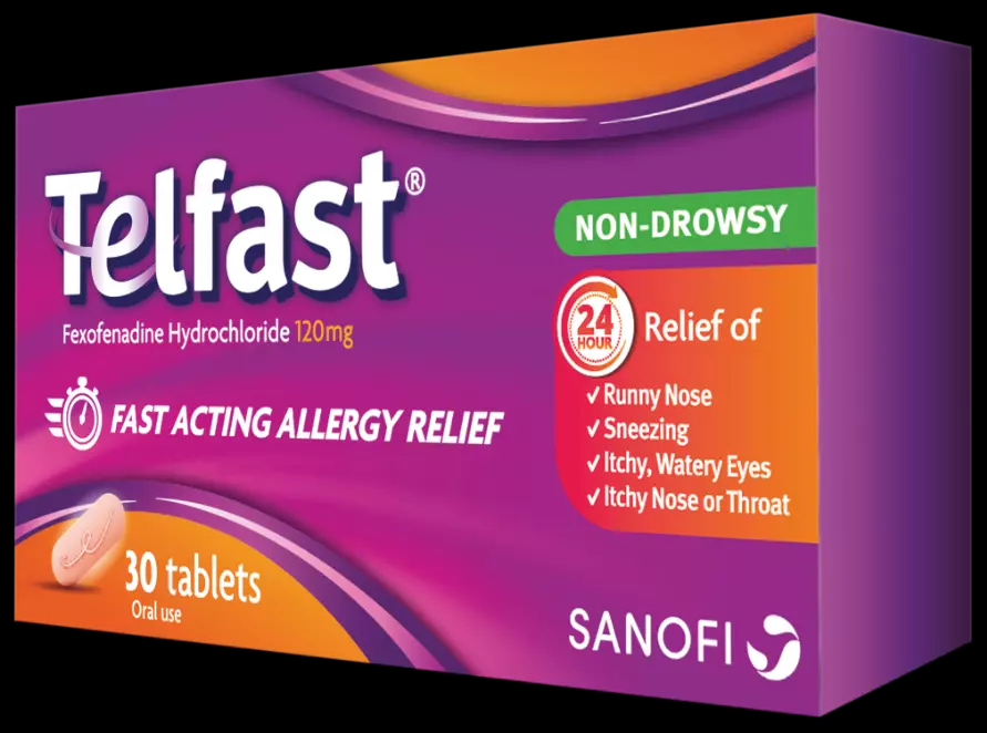 TELFAST 120 MG 30 TABLETS