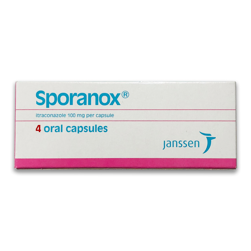 SPORANOX 100 MG 4 CAPSULES