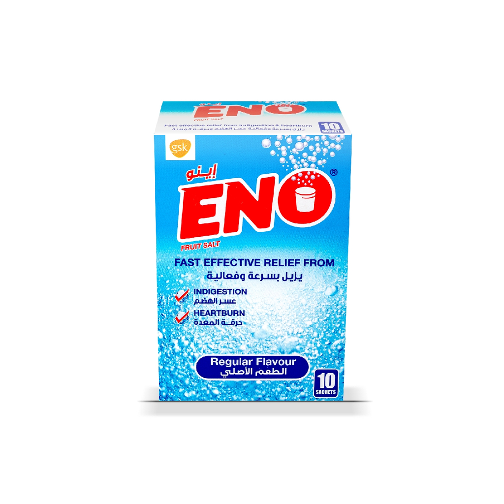 ENO FRUIT SALT REGULAR 10 SACHETS