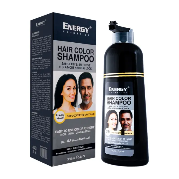 ENERGY HAIR BLACK COLOR SHAMPOO 350ML