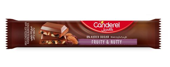 CANDEREL CHOCOLATE FRUI & NUTTY 27 G