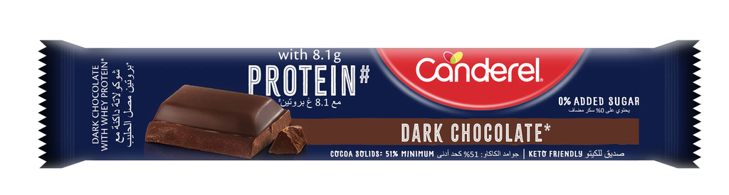 CANDEREL PROTEIN DARK CHOCOLATE 30 G