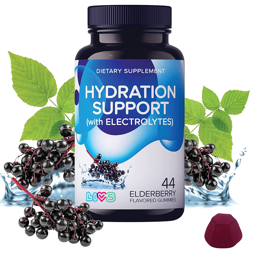 [I142054] LIVS HYDRATION SUPPORT 44 ELDERBERRY GUMMIES