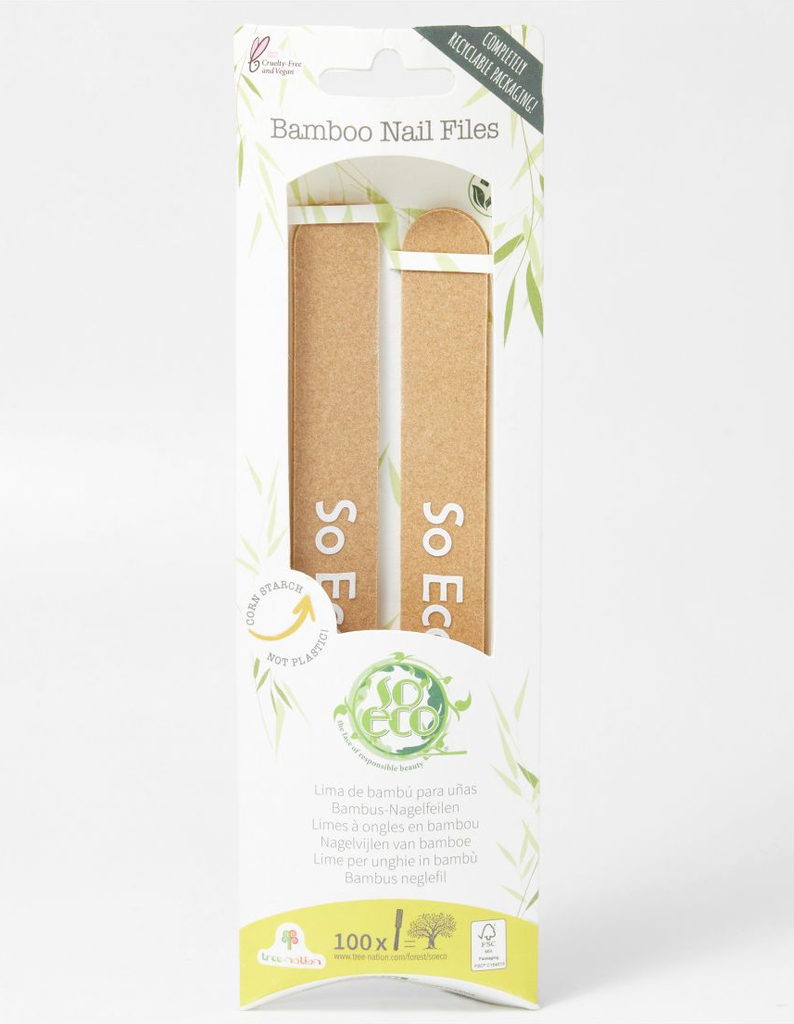 [I142141] SOECO BOMBOO NAIL FILES 2 PCS
