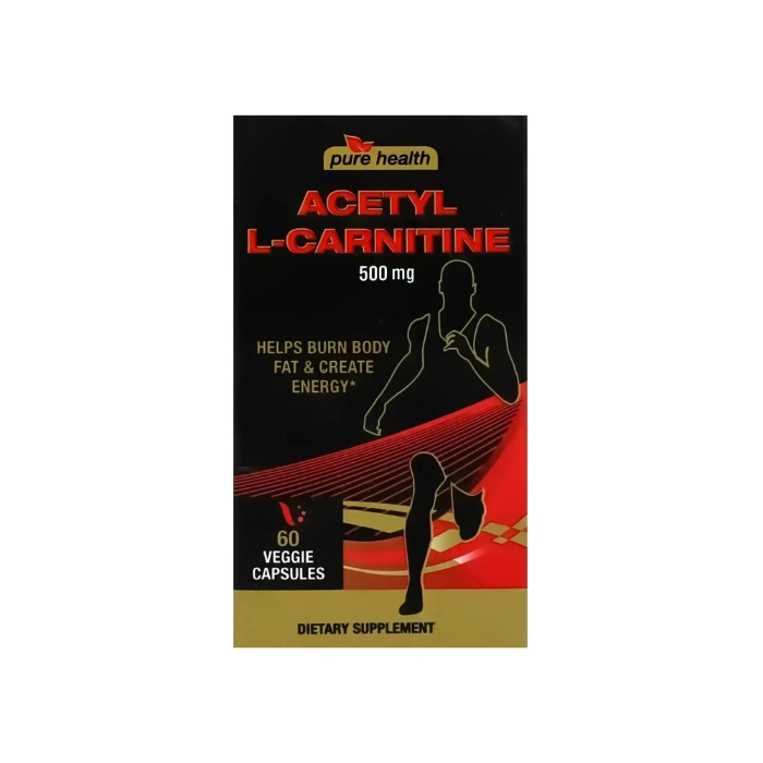 [I142170] PURE HEALTH ACETYL L-CARNITINE 500 MG 60 V.CAPSULES