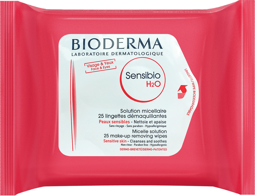 BIODERMA SENSIBIO H2O WIPES 25