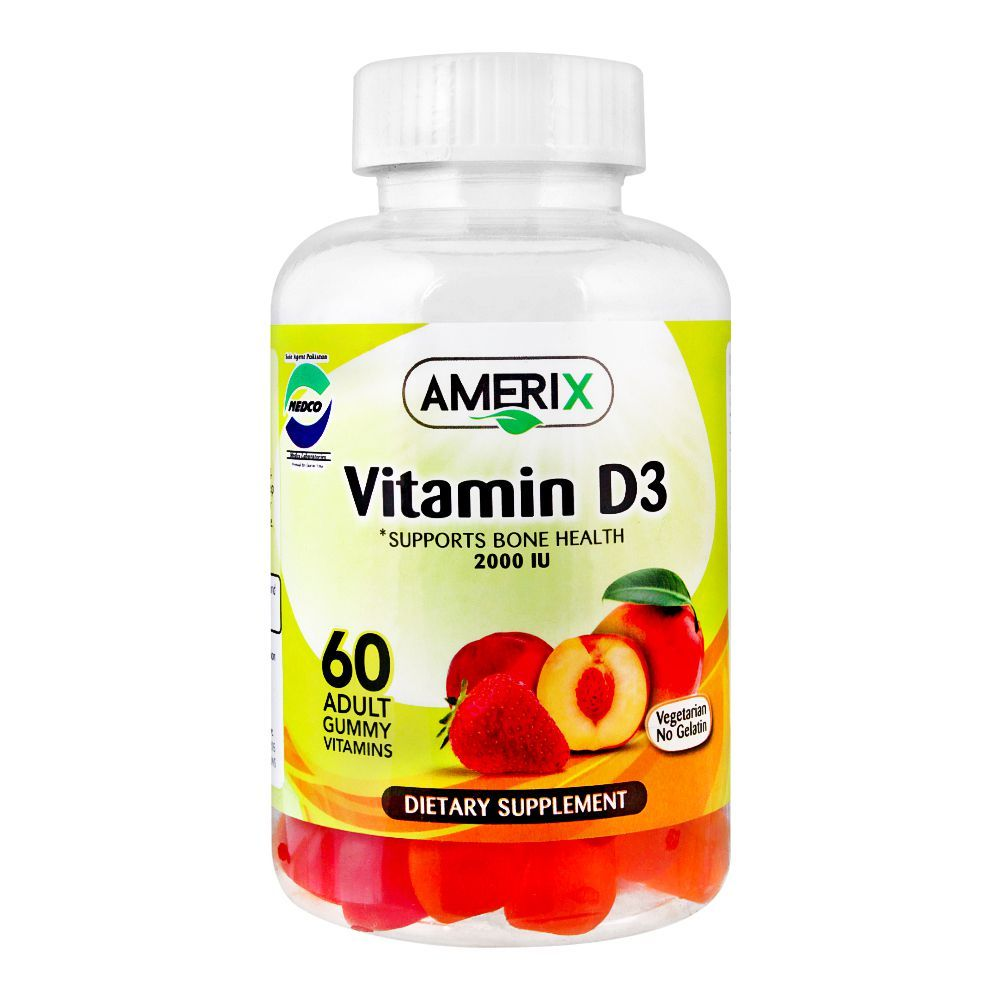 [I142223] AMERIX ADULT VITAMIN D3 60 GUMMY