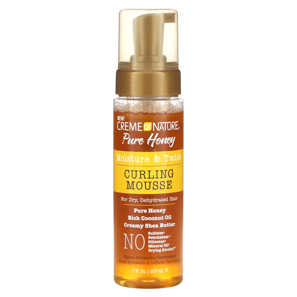 [I142241] CREME OF NATURE HONEY FOAMING MOUSSE 207ML