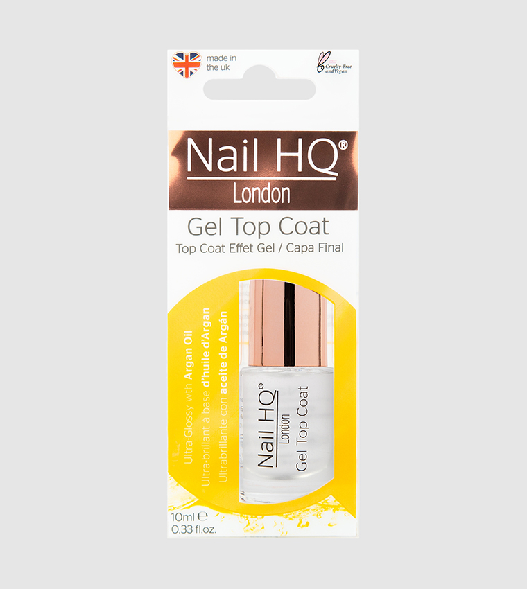 NAIL HQ GEL TOP COAT 10 ML