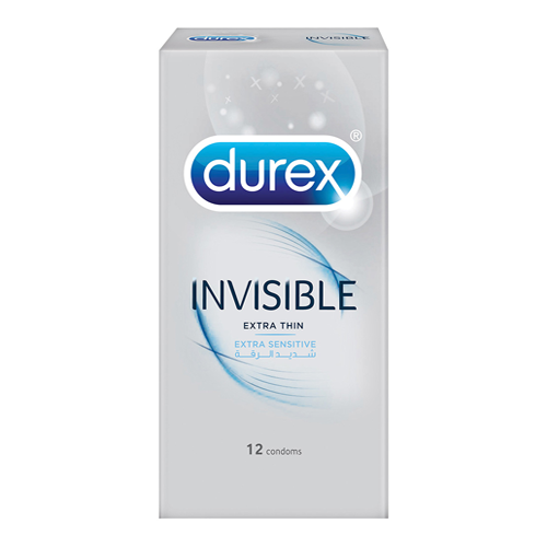 DUREX INVISIBLE EXTRA THIN 12 CONDOMS