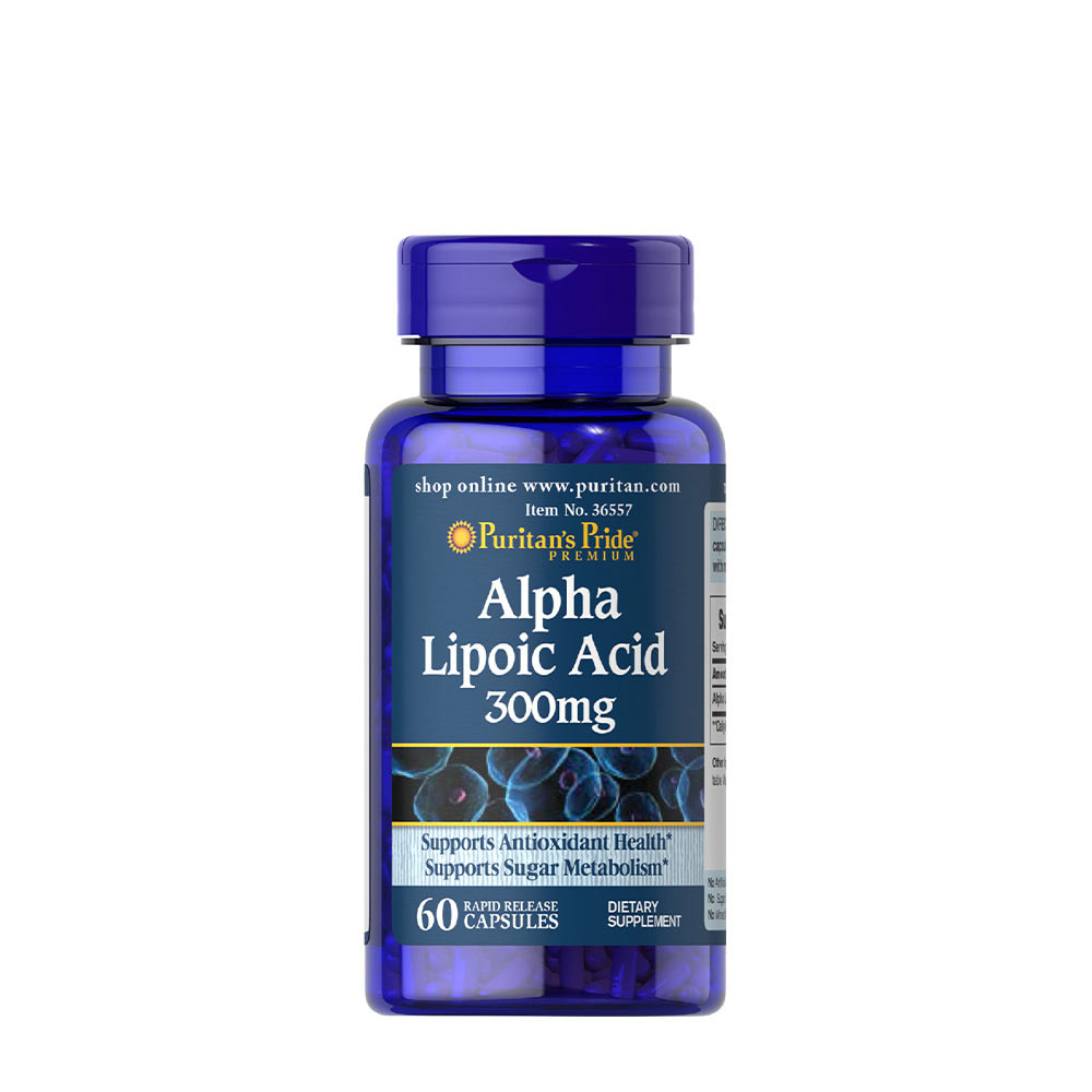 PURITAN'S PRIDE ALPHA LIPOIC ACID 300 MG 60 CAPSULES