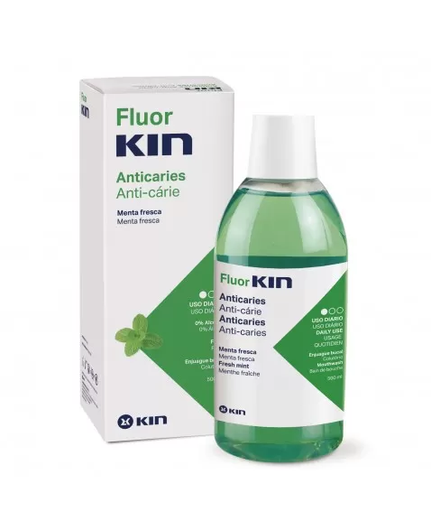 [I142327] FLUORKIN MINT FLAVOUR DAILY MOUTH WASH 500ML