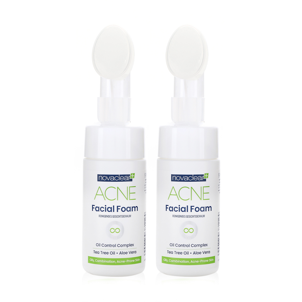 NOVACLEAR ACNE FACIAL FOAM 100 ML OFFER 1+1