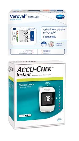 ACCU-CHECK INSTANT MMOL+VEROVAL BLOOD PRESSURE PVT