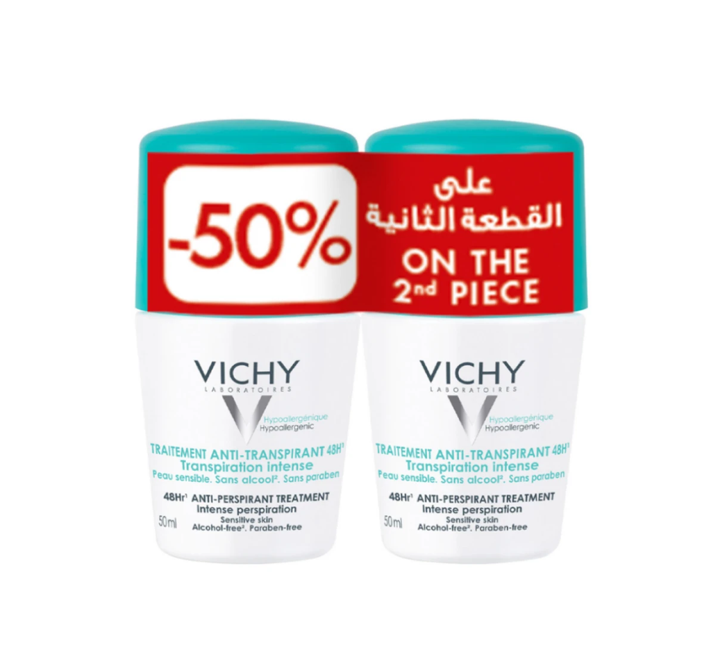 VICHY DEO ANTI-TRANSPIRANT SENSITIVE 48H OFFER 50%