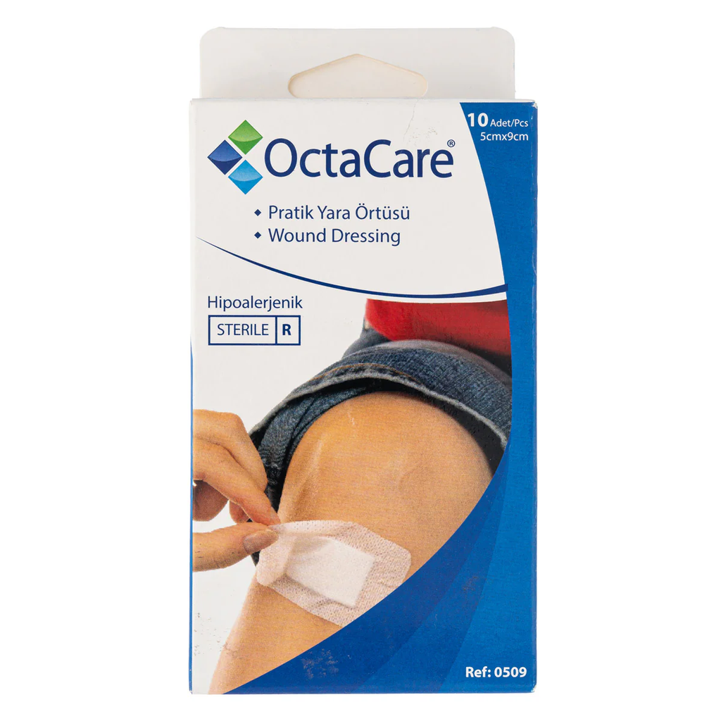 OCTACARE STERILE WOUND DRESSING 5CMX9CM 10 PCS