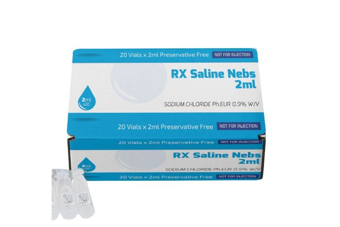 RX SALINE NEBS 2 ML 20 VIALS