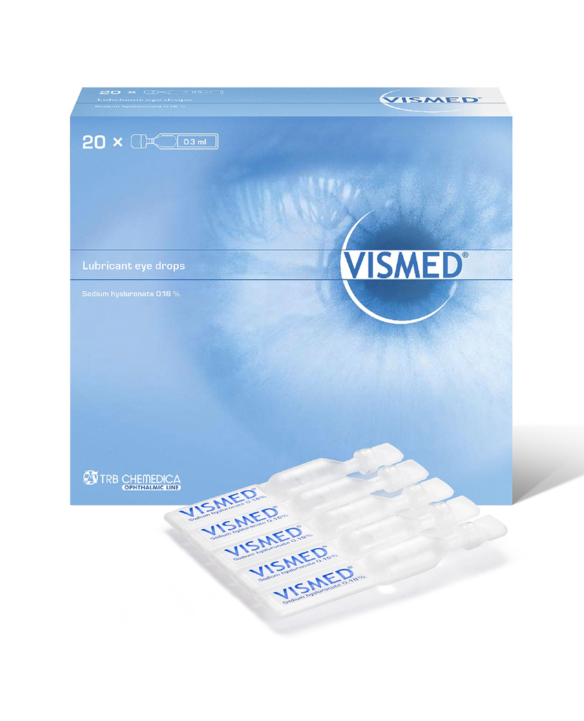 VISMED LUBRICANT EYE DROPS 20 X 0.3 ML