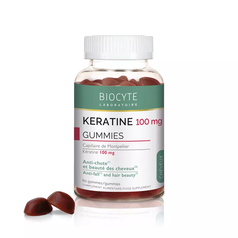 BIOCYTE KERATINE 100 MG 60GUMMIES