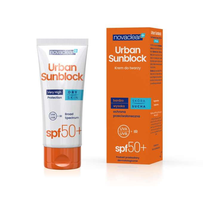 [I142407] NOVACLEAR URBAN SUNBLOCK SPF 50+ DRY SKIN 40 ML