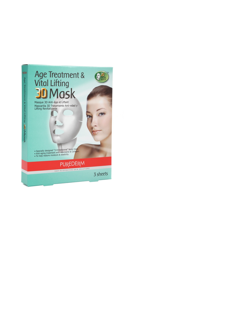 [I142408] PUREDERM AGE TREATMENT & VITAL LIFTING 3D MASK