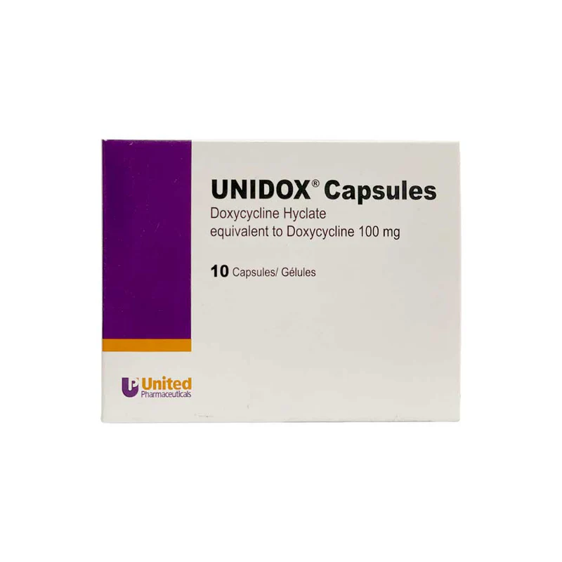 UNIDOX 100 MG 10 CAPSULES