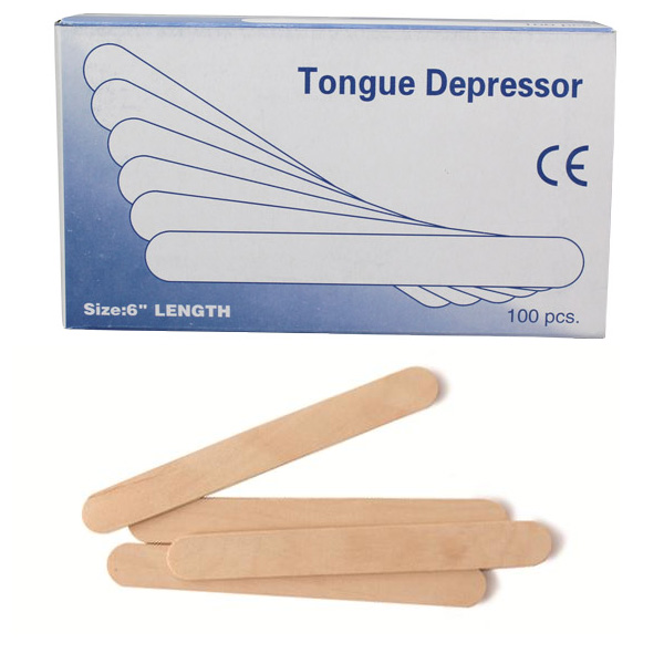 PINMED WOODEN TONGUE DIPRESSOR 100 PCS