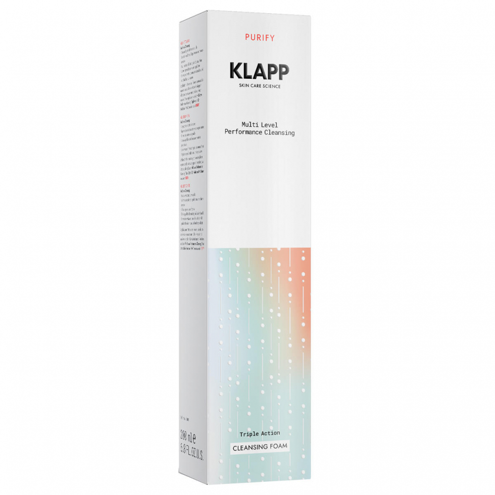 [I142514] KLAPP TRIPLE ACTION CLEANSING FOAM 200ML