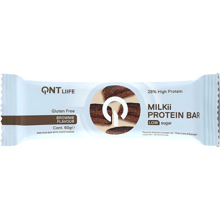 QNT MILKI 28% PROTEIN BAR BROWNIE FLAVOUR 60G