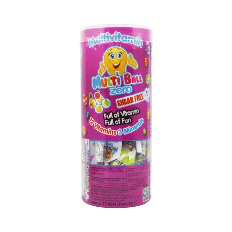 [I142526] MULTIBALL MULTIVITAMIN ZERO SUGER FREE 15'S