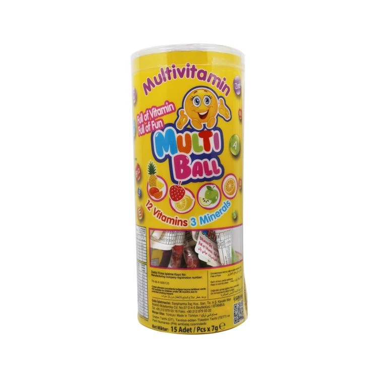 [I142527] MULTIBALL MULTIVITAMIN FULL OF VITAMIN 15'S