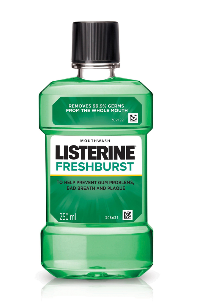 LISTERINE FRESH BRUST MOUTHWASH 250ML