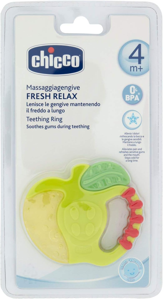 CHICCO FRESH RELAX TEETHING RING 4M+