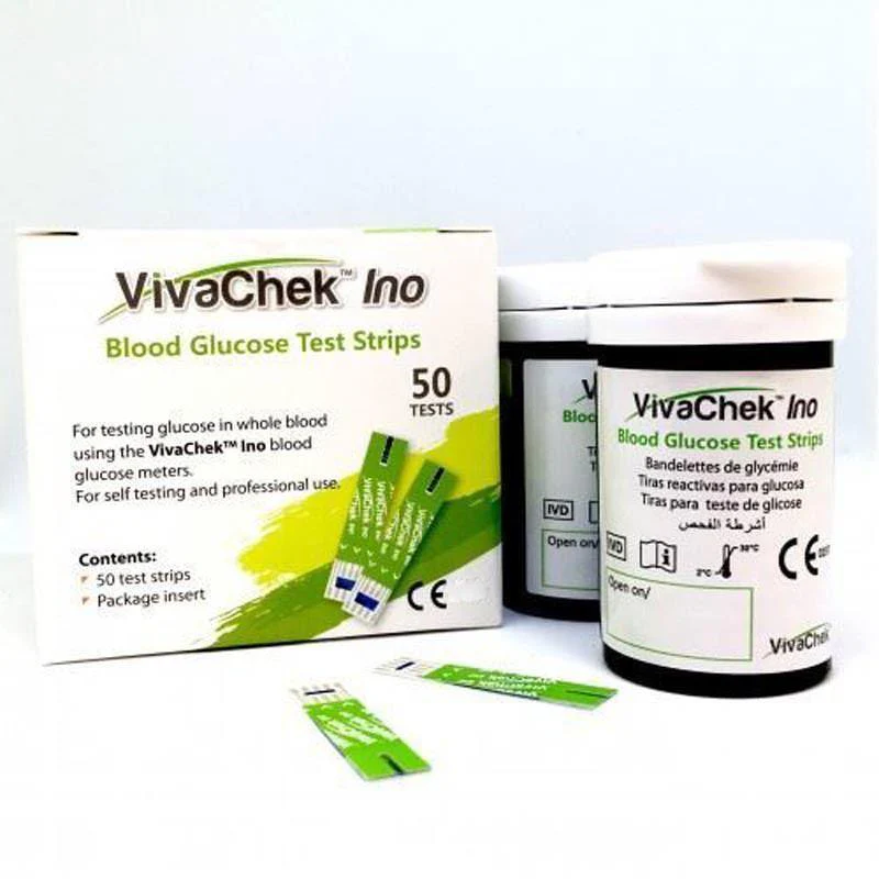 VIVACHECK INO BLOOD GLUCOSE 50 STRIPS