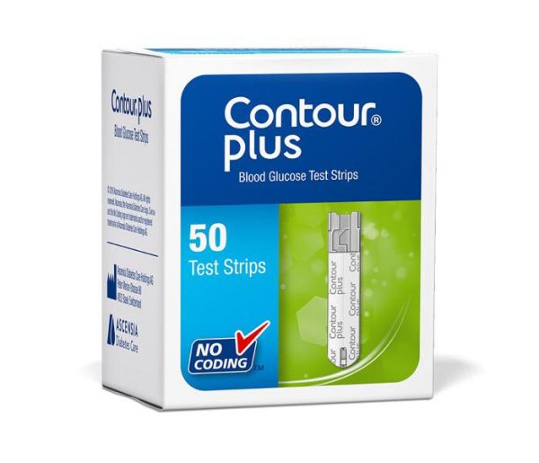 CONTOUR PLUS 50 GLUCOSE TEST STRIPS