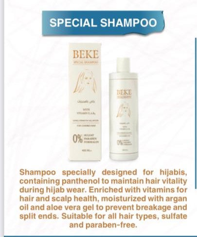 BEKE SPECIAL SHAMPOO FOR COVERED HAIR 400ML