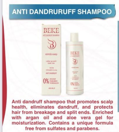 BEKE ANTI-DANDRUFF SHAMPOO 400ML