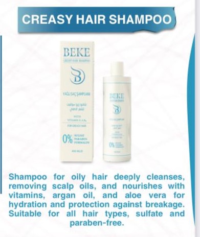 [I142648] BEKE GREASY HAIR SHAMPOO 400ML