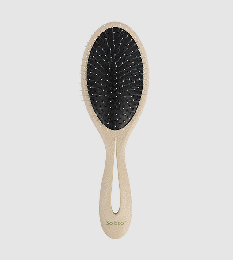 [I142657] SOECO OVAL HAIR BRUSH-CUSHION