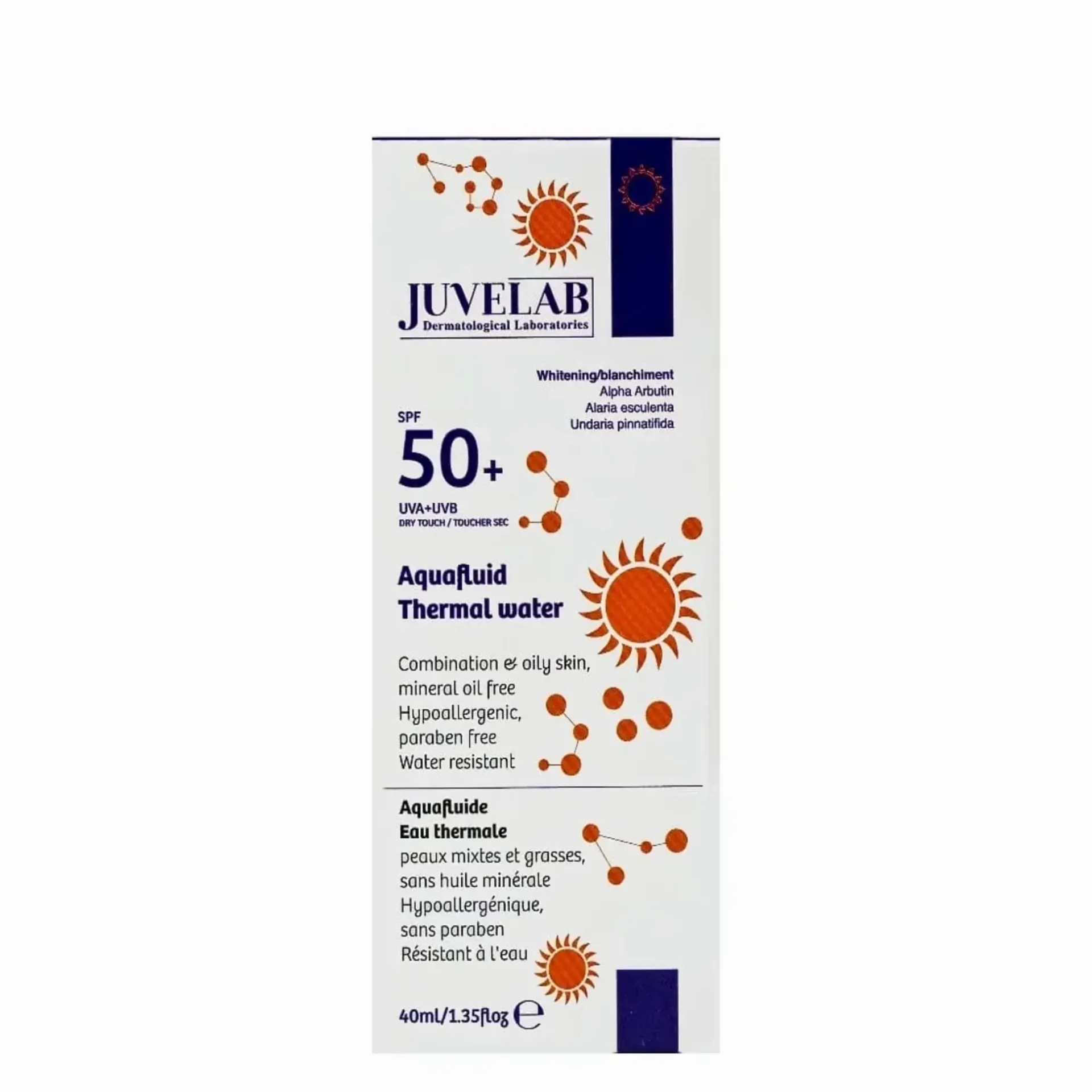 [I142724] JUVELAB  SUNBLOCK AQUAFLUID SPF 50+ WHITENING 40ML