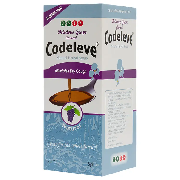 CODELEVE ALLEVIATES DRY COUGH 120 ML SYRUP