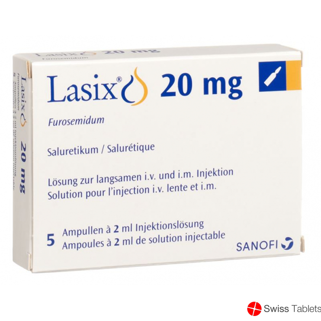 LASIX 20 MG 5 AMPULES