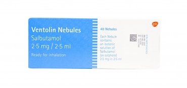 VENTOLIN NEBULES 2.5MG/2.5ML 40 NEBULES