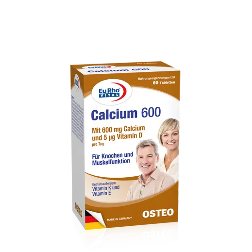 EURHO VITAL CALCIUM WITH VITA-D 60TABLETS