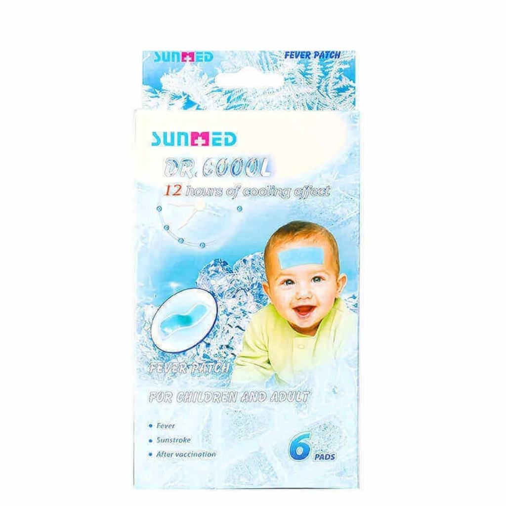 [I142802] SUNMED FEVER COOLING PATCH 6PCS