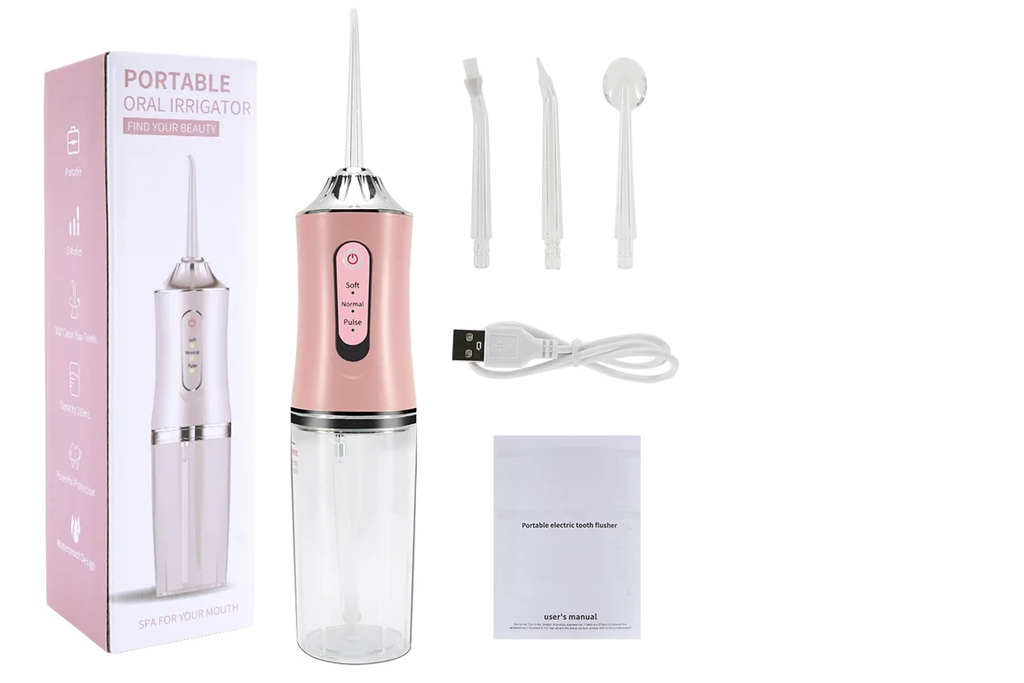 PORTABLE ORAL IRRIGATOR WATER FLOSSER