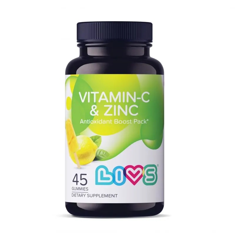 LIVS VITAMIN C & ZINC 45 GUMMIES