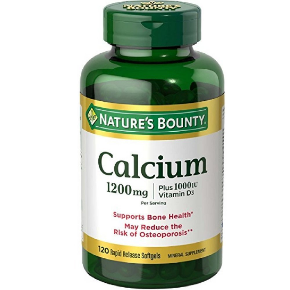 NATURE'S BOUNTY CALCIUM VIT-D3 120 SOFTGELS