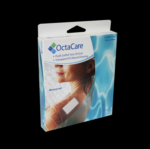 [I142866] OCTACARE TRANSPARENT PU WOUND DRESSING 9CMX10CM 10PCS PACK